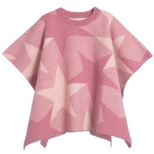 Stella McCartney Kids Star Print Wool "Agnes" Cape